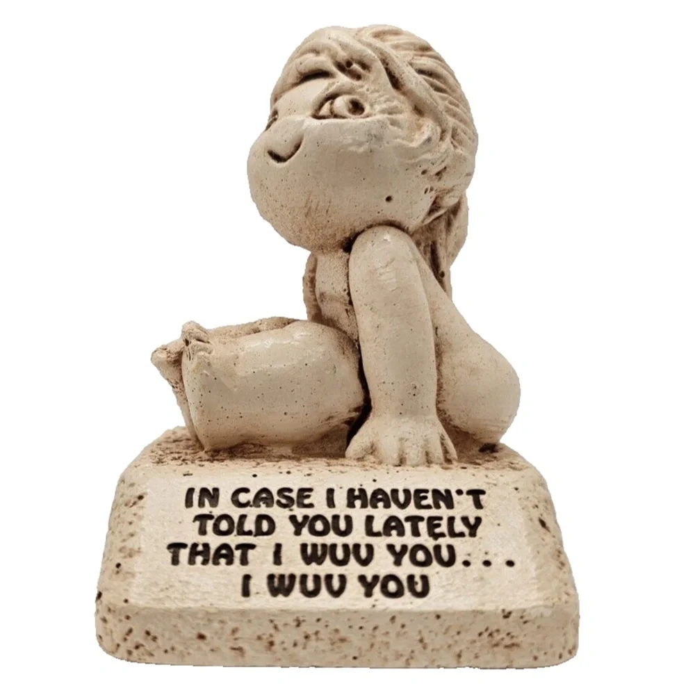 Vintage PAULA Figurine W 617 In Case I Haven't Told You Lately.....Made in USA